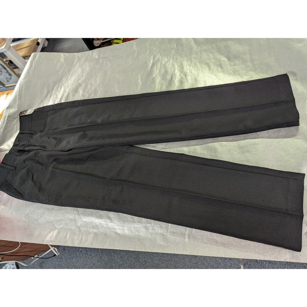 Van Heusen boys 12 black dress pants slacks New with tags